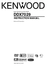 Kenwood DDX7029 Instruction Manual предпросмотр