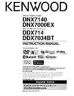 Kenwood DDX7034BT Instruction Manual preview