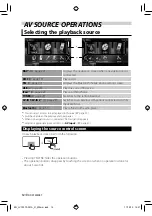 Preview for 12 page of Kenwood DDX749WBT Instruction Manual