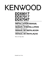 Preview for 109 page of Kenwood DDX8017 - Excelon - DVD Player Instruction Manual