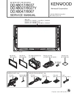 Kenwood DDX8017 - Excelon - DVD Player Service Manual preview