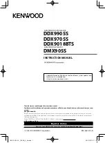 Kenwood DDX9018BTS Instructions Manual preview