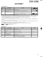 Preview for 29 page of Kenwood DM-3090 Service Manual