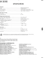 Preview for 48 page of Kenwood DM-3090 Service Manual