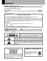 Preview for 2 page of Kenwood DM-SE7 Instruction Manual