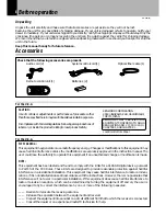 Предварительный просмотр 6 страницы Kenwood DM-SE9 Instruction Manual