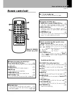 Preview for 15 page of Kenwood DM-SG7 Instruction Manual