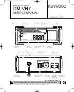 Kenwood DM-VH7 Service Manual preview