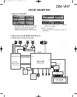 Preview for 3 page of Kenwood DM-VH7 Service Manual