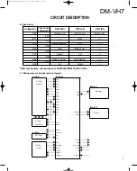 Preview for 5 page of Kenwood DM-VH7 Service Manual