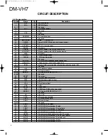 Preview for 6 page of Kenwood DM-VH7 Service Manual