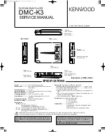 Preview for 1 page of Kenwood DMC-K3 Service Manual