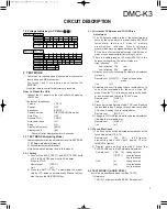 Предварительный просмотр 7 страницы Kenwood DMC-K3 Service Manual