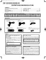 Preview for 2 page of Kenwood DMF-3020 Service Manual