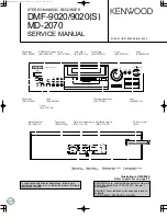 Kenwood DMF-9020 Service Manual preview