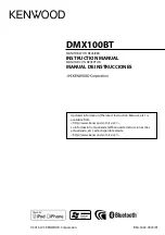 Kenwood DMX100BT Instruction Manual preview