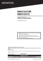 Предварительный просмотр 2 страницы Kenwood DMX1037S Instruction Manual