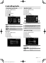 Предварительный просмотр 17 страницы Kenwood DMX110 Instruction Manual