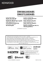 Предварительный просмотр 1 страницы Kenwood DMX7520DABS Quick Start Manual