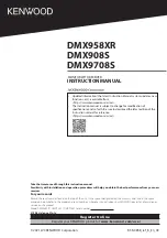 Preview for 1 page of Kenwood DMX908S Instruction Manual