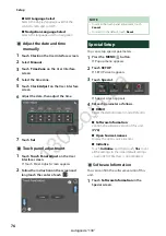 Предварительный просмотр 77 страницы Kenwood DNR3190BTS Instruction Manual