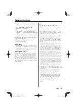 Preview for 3 page of Kenwood DNX Installation Manual