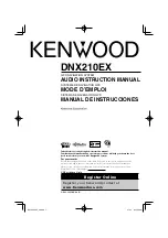 Kenwood DNX210EX Instruction Manual preview