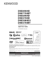 Preview for 1 page of Kenwood DNX5080EX Quick Start Manual