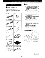 Preview for 23 page of Kenwood DNX5180 Quick Start Manual