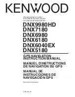 Preview for 144 page of Kenwood DNX5180 Quick Start Manual