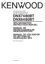 Preview for 1 page of Kenwood DNX6480BT Instruction Manual