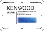 Предварительный просмотр 1 страницы Kenwood DNX7100 - Navigation System With DVD player User Manual