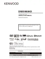 Kenwood DNX9980HD Instruction Manual preview