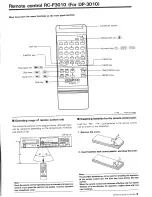 Предварительный просмотр 9 страницы Kenwood DP-1510 Instruction Manual