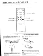 Предварительный просмотр 11 страницы Kenwood DP-1510 Instruction Manual