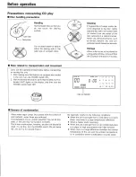 Предварительный просмотр 6 страницы Kenwood DP-4020 Instruction Manual