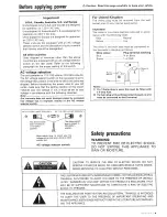 Preview for 3 page of Kenwood DP-8010 Instruction Manual