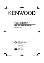 Kenwood DP-K1000 Instruction Manual preview