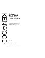 Kenwood DP-M5550 Instruction Manual preview