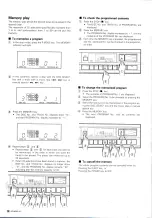 Предварительный просмотр 10 страницы Kenwood DP-M960 Instruction Manual