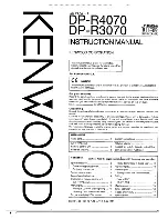 Kenwood DP-R3070 Instruction Manual preview