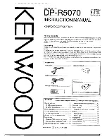 Kenwood DP-R5070 Instruction Manual preview