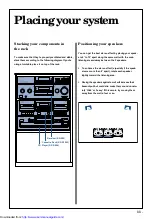 Preview for 11 page of Kenwood DP-R896 Setting Up