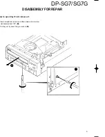 Preview for 3 page of Kenwood DP-SG7 Service Manual