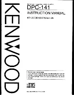 Kenwood DPC-141 Instruction Manual preview