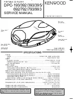 Preview for 1 page of Kenwood DPC-193 Service Manual