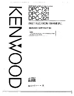 Preview for 1 page of Kenwood DPC-321 Instruction Manual