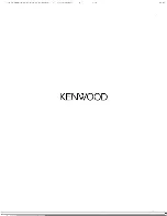 Предварительный просмотр 28 страницы Kenwood DPC-331 Instruction Manual