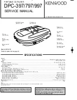 Kenwood DPC-397 Service Manual preview