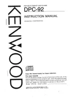 Preview for 17 page of Kenwood DPC-42 Instruction Manual